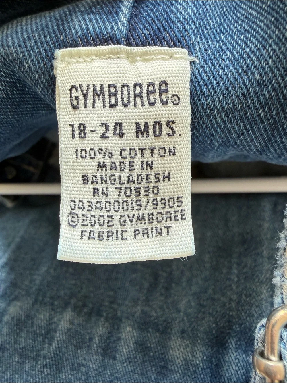 Gymboree vintage 2002